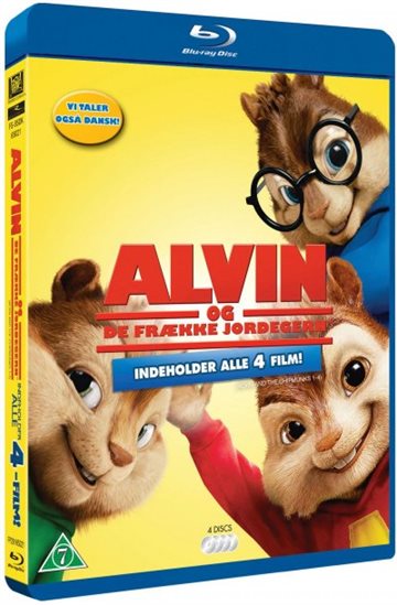 Alvin Og de Frække Jordegern 1-4 (BD Box)